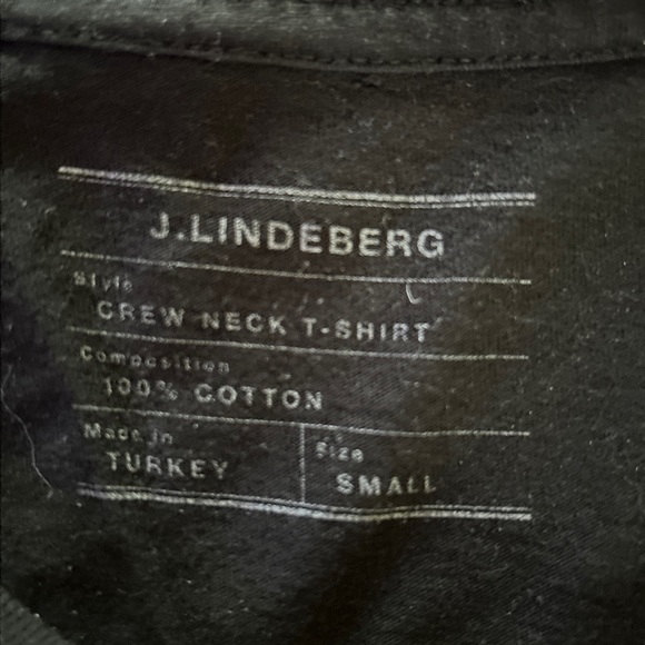 J Lindeberg Saints Sinners Tee Graphic Tshirt Classic Black Print Size Small - Picture 5 of 6